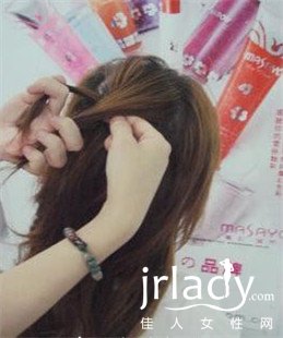  韓式優雅氣質美女盤發發辮DIY 